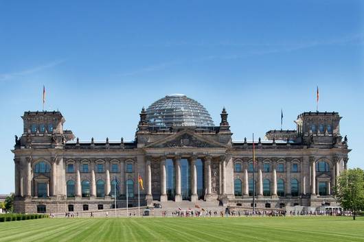 Der Reichstag in Berlin. Sitz des Deutschen Bundestages