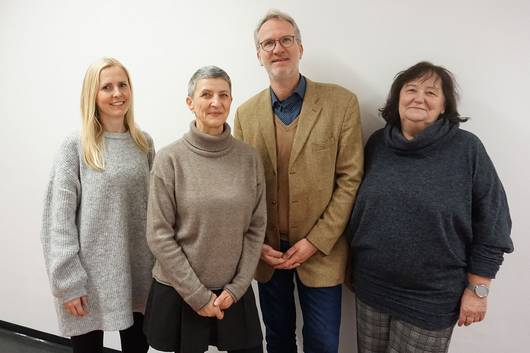 Haben ein neues Projekt vor Augen: Johanna Michelis (von links), Elisabeth Seyer, Matthias Morfeld und Gudrun Simon.